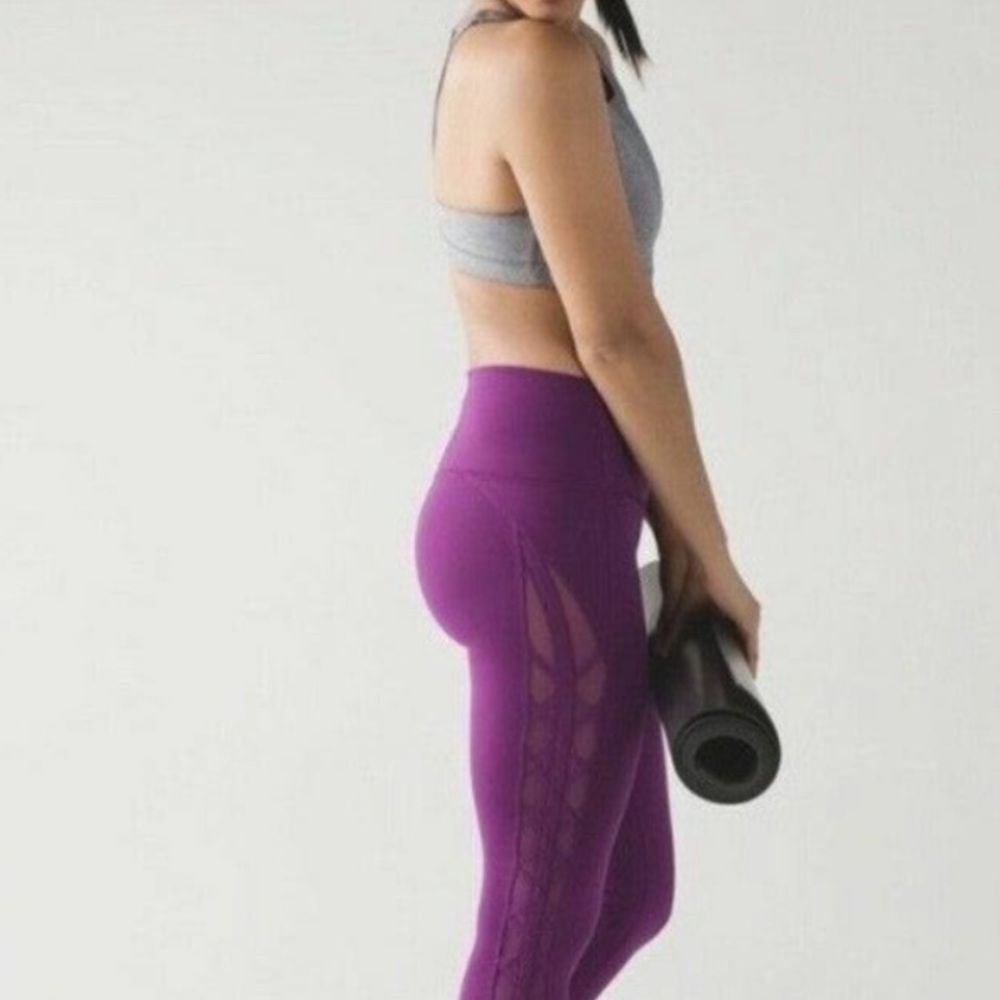 Lululemon high times rhythm pant chilled grape